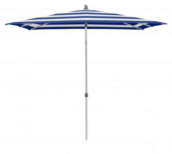 ALU-SMART Sonnenschirm 200 x 200 cm quadratisch mit Knick und Höhenverstellung