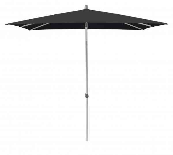 ALU-SMART Sonnenschirm 200 x 200 cm quadratisch mit Knick und Höhenverstellung