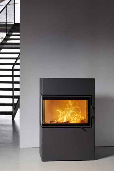 DEXTER 2.0 Kaminofen Türanschlag LINKS 2-seitig verglast 6 kW