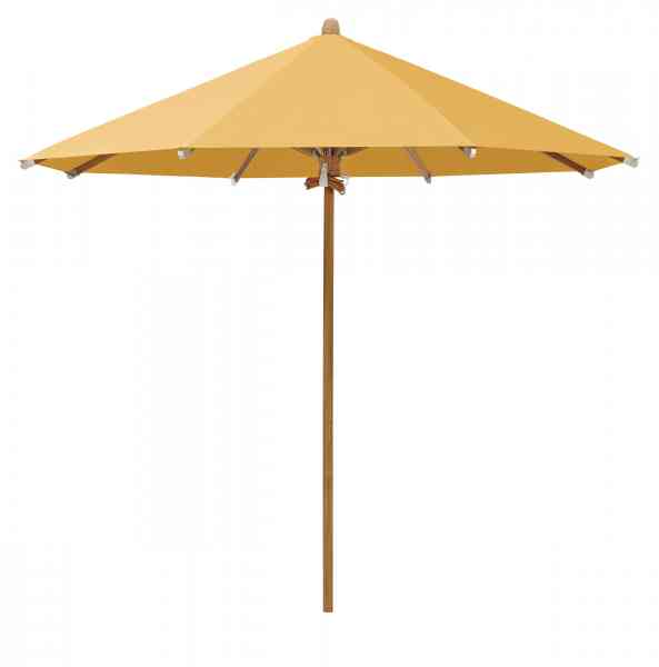 TEAKWOOD Sonnenschirm 350 cm rund, inklusive Schutzhülle