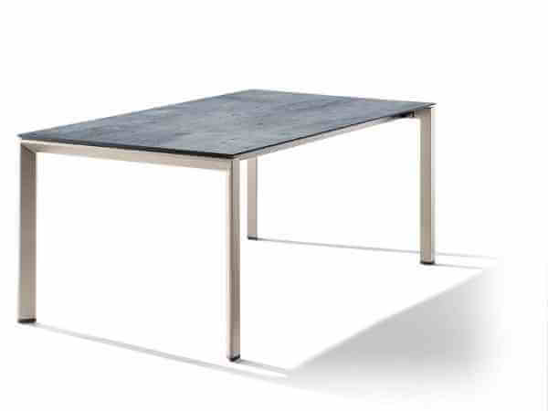 Sieger Ausziehtisch 180/235/290 x 100 cm mit Aluminiumgestell und Polytec Tischplatte