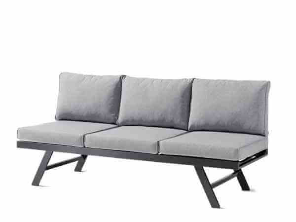 AUCKLAND Lounge / Liege Aluminiumgestell inklusive Kissen Sunproof