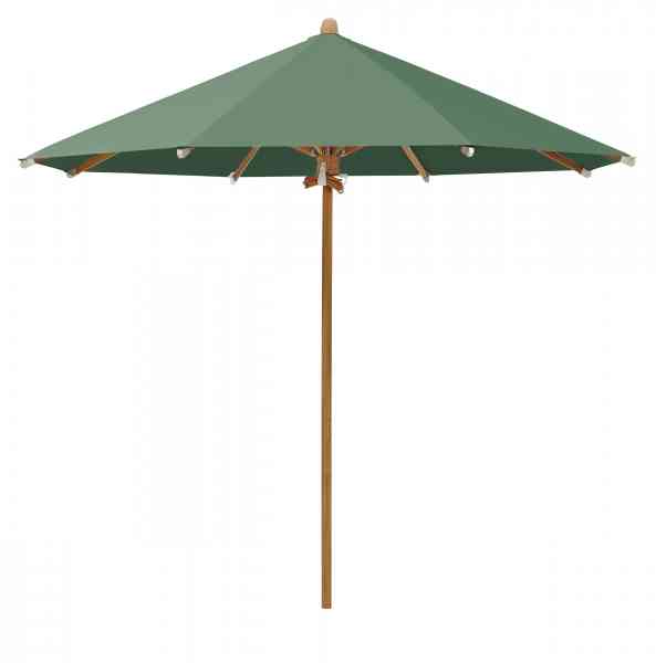 TEAKWOOD Sonnenschirm 350 cm rund, inklusive Schutzhülle