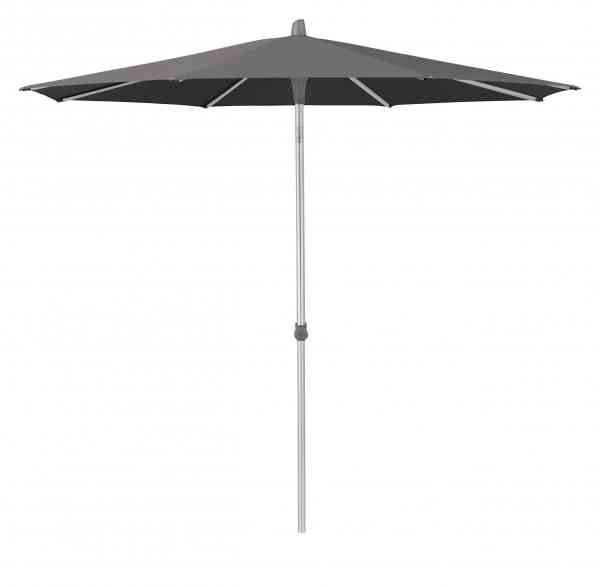 ALU-SMART Sonnenschirm 250 cm rund mit Knick und Höhenverstellung