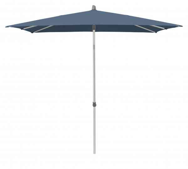 ALU-SMART Sonnenschirm 240 x 240 cm quadratisch mit Knick und Höhenverstellung