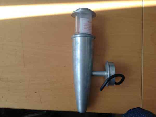 LUCEFER Wandleuchte Zink