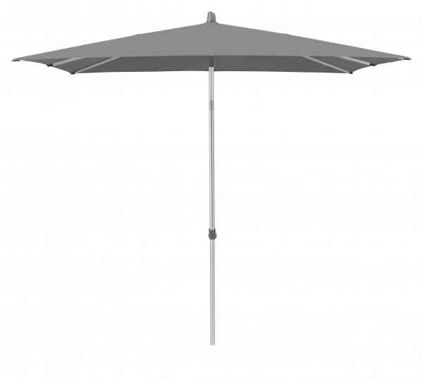 ALU-SMART Sonnenschirm 250 x 200 cm rechteckig mit Knick und Höhenverstellung