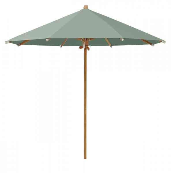 TEAKWOOD Sonnenschirm 350 cm rund, inklusive Schutzhülle
