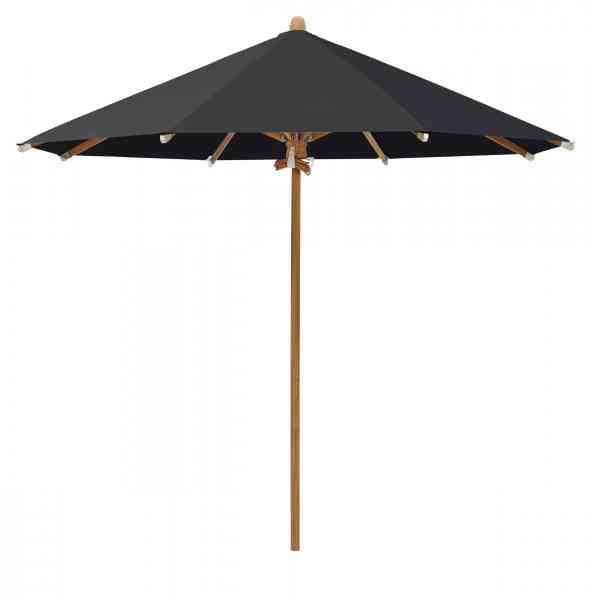 TEAKWOOD Sonnenschirm 350 cm rund, inklusive Schutzhülle