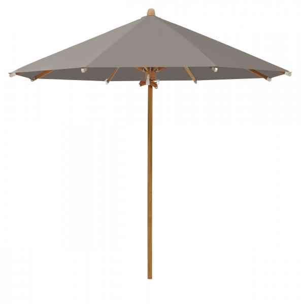 TEAKWOOD Sonnenschirm 300 cm rund, inklusive Schutzhülle