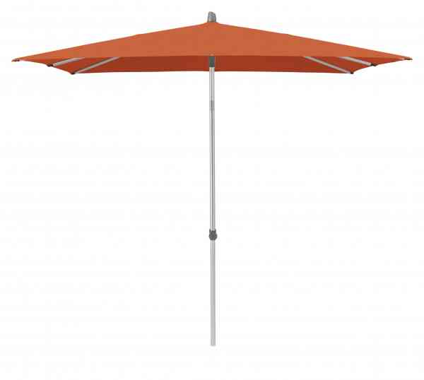ALU-SMART Sonnenschirm 240 x 240 cm quadratisch mit Knick und Höhenverstellung
