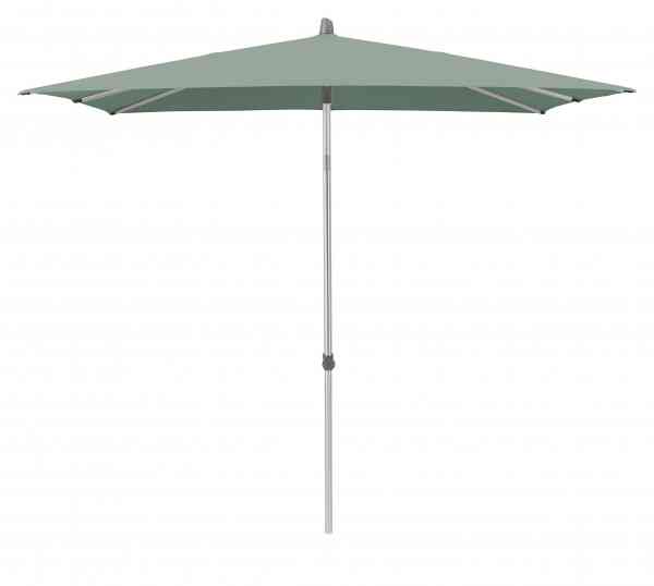 ALU-SMART Sonnenschirm 240 x 240 cm quadratisch mit Knick und Höhenverstellung