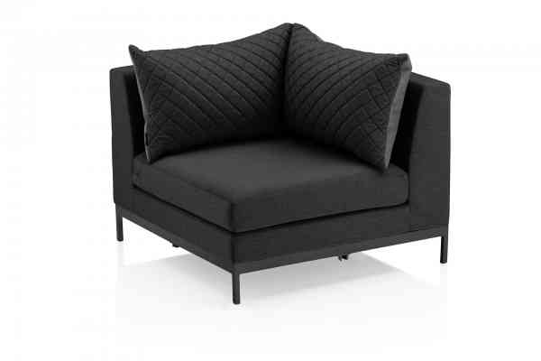EGO LOUNGE MODULAR ECKTEIL/CORNER SUNBRELLA SOOTY