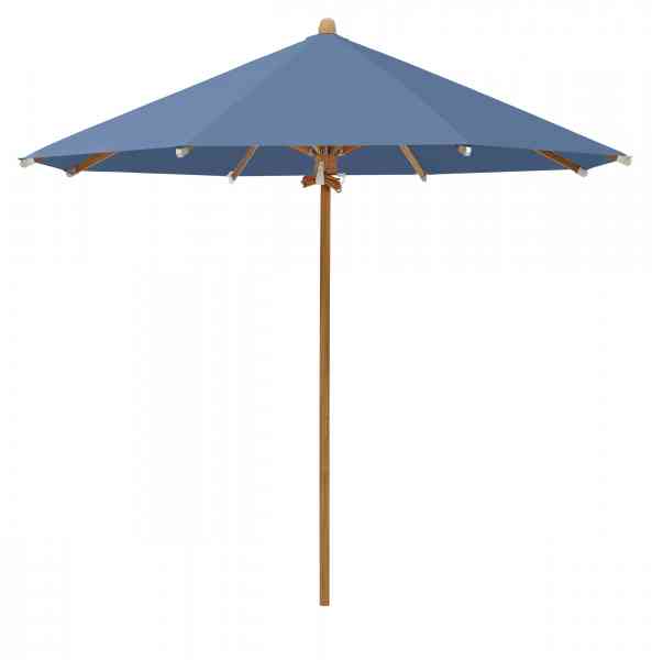 TEAKWOOD Sonnenschirm 300 cm rund, inklusive Schutzhülle