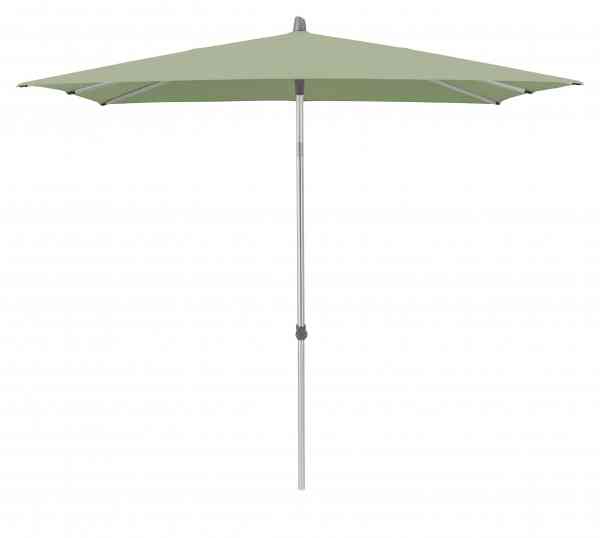 ALU-SMART Sonnenschirm 240 x 240 cm quadratisch mit Knick und Höhenverstellung