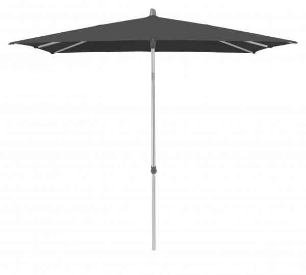 ALU-SMART Sonnenschirm 200 x 200 cm quadratisch mit Knick und Höhenverstellung
