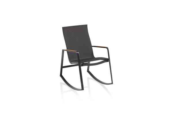 Diamond Schaukelstuhl Aluminium / Outdoorgewebe