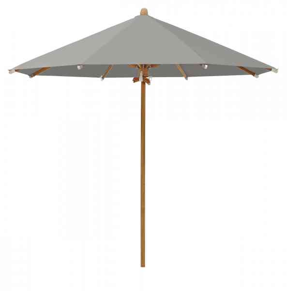 TEAKWOOD Sonnenschirm 300 cm rund, inklusive Schutzhülle