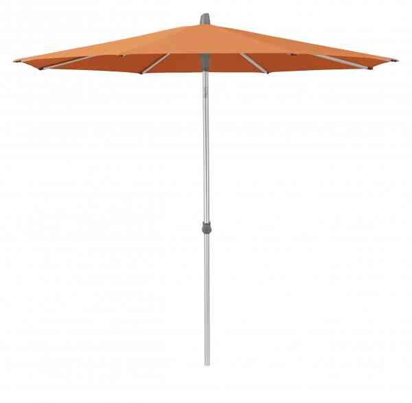 ALU-SMART Sonnenschirm 250 cm rund mit Knick und Höhenverstellung