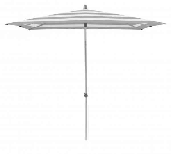 ALU-SMART Sonnenschirm 200 x 200 cm quadratisch mit Knick und Höhenverstellung
