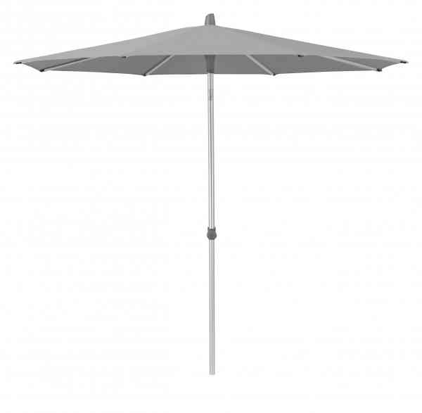 ALU-SMART Sonnenschirm 300 cm rund mit Knick und Höhenverstellung