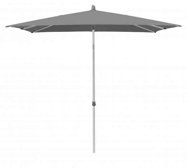 ALU-SMART Sonnenschirm 200 x 200 cm quadratisch mit Knick und Höhenverstellung