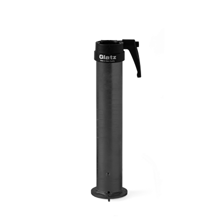 Standrohr Z Stahl feuerverzinkt, anthrazit pulverbeschichtet 48 / 55 mm mit Schnellspanner