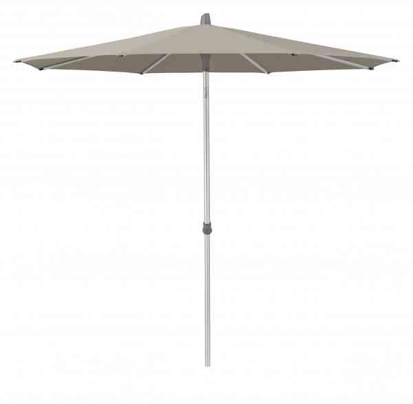 ALU-SMART Sonnenschirm 200 cm rund mit Knick und Höhenverstellung