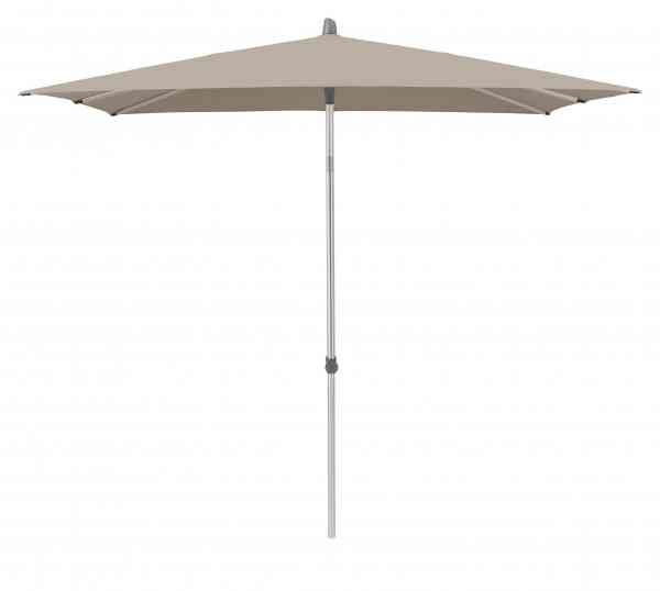 ALU-SMART Sonnenschirm 240 x 240 cm quadratisch mit Knick und Höhenverstellung