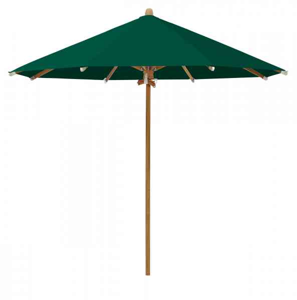 TEAKWOOD Sonnenschirm 300 cm rund, inklusive Schutzhülle