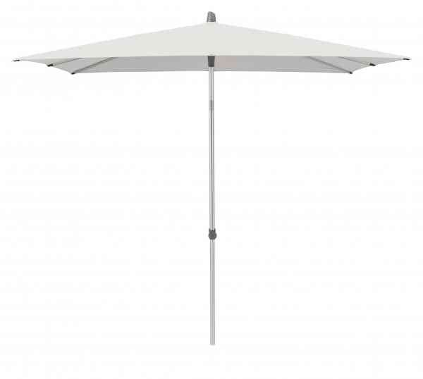 ALU-SMART Sonnenschirm 240 x 240 cm quadratisch mit Knick und Höhenverstellung