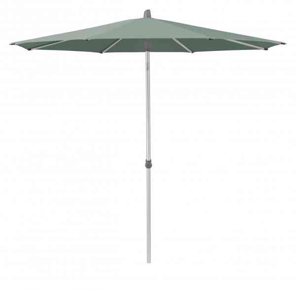ALU-SMART Sonnenschirm 200 cm rund mit Knick und Höhenverstellung