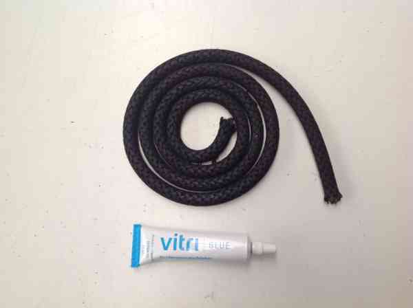 Austroflamm Türdichtung Ø 10 mm inkl. Kleber
