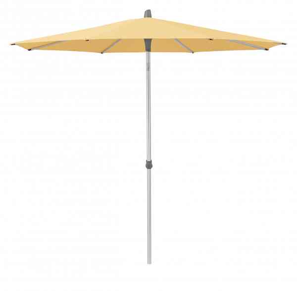 ALU-SMART Sonnenschirm 250 cm rund mit Knick und Höhenverstellung
