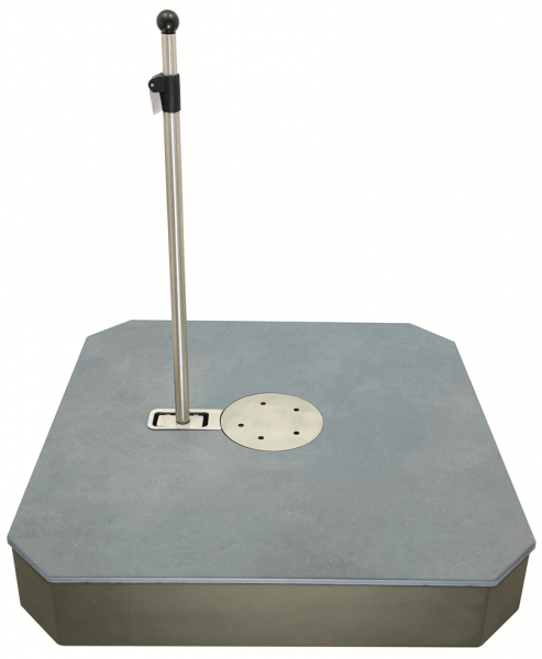 LIRO MAXI PLUS Rollensockel 180 kg mit Dekorplatte Keramik