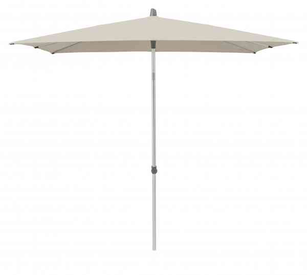 ALU-SMART Sonnenschirm 240 x 240 cm quadratisch mit Knick und Höhenverstellung